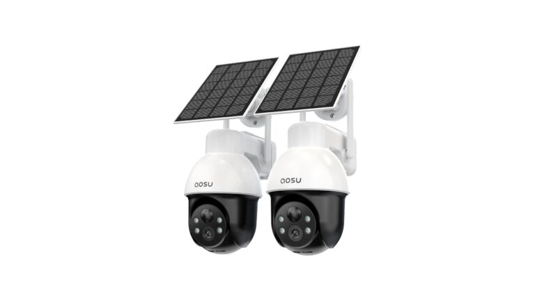 AOSU 3K 5MP Solar Security Cameras System Wireless – In-Dept