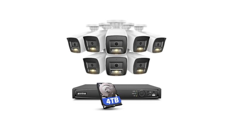 ANNKE 12MP Security Camera System, 16CH NVR Recorder – Detai