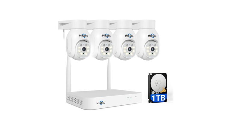 Hiseeu 5MP Wireless PTZ Security Camera System – Honest Revi